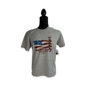 NWT Youth Ariat Flagscape Short Sleeve Tee